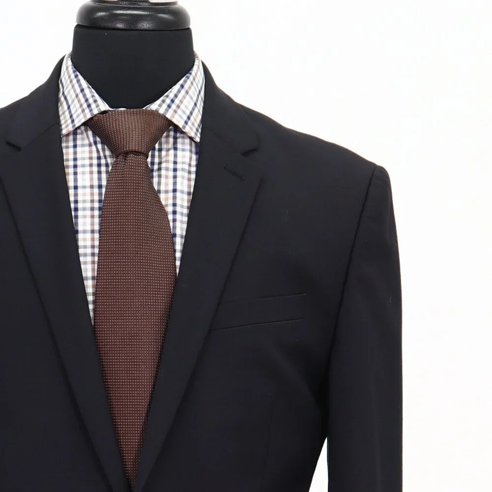 Express 40R Gray Solid 2-Button Sport Coat Blazer Jacket G166